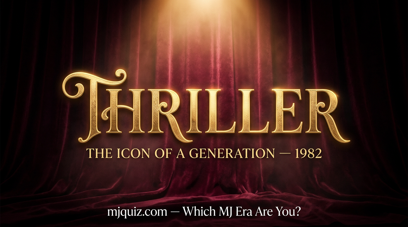 Thriller era — The Icon of a Generation — social share preview